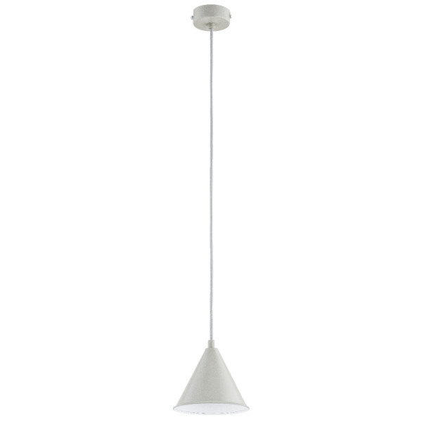 Lampa wisząca szara GANNA 1xE14x10W wym: 85x15x15 cm Alfa