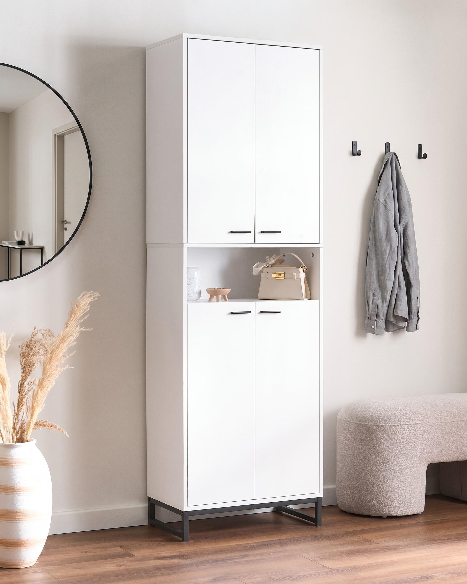 Shoe Storage Cabinet MATANE White