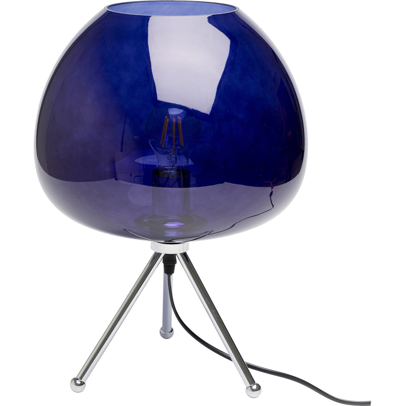 Kare Design Tafellamp Sphere blauw