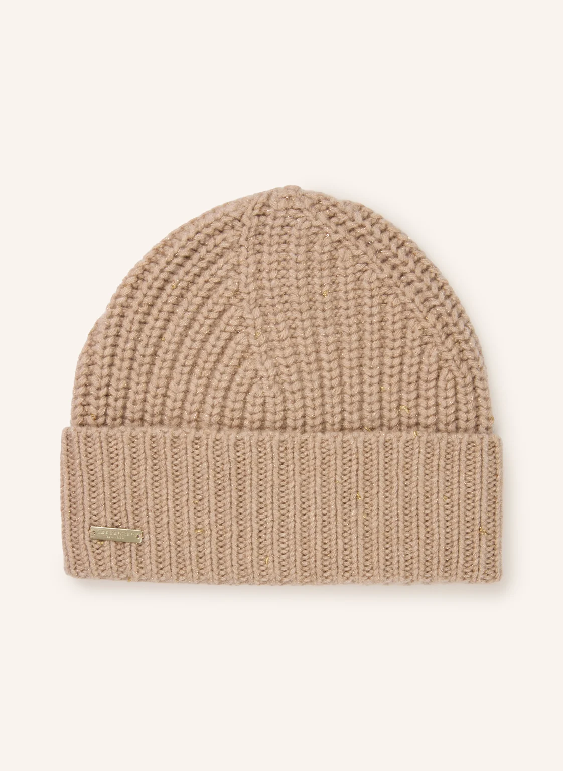 SEEBERGER Mütze mit Cashmere und Glitzergarn