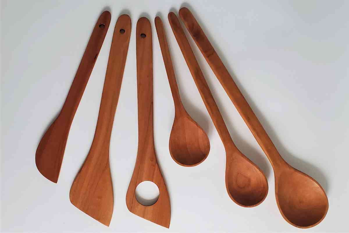 Cherry Wooden Spoon Set