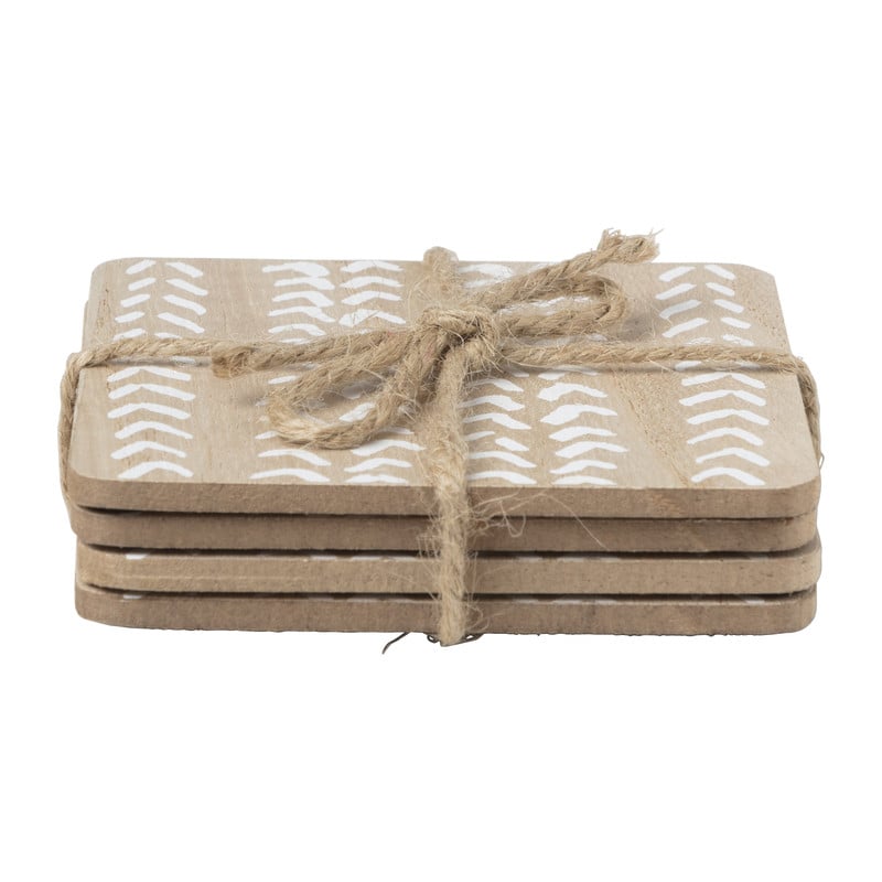 Onderzetter hout - set van 4
