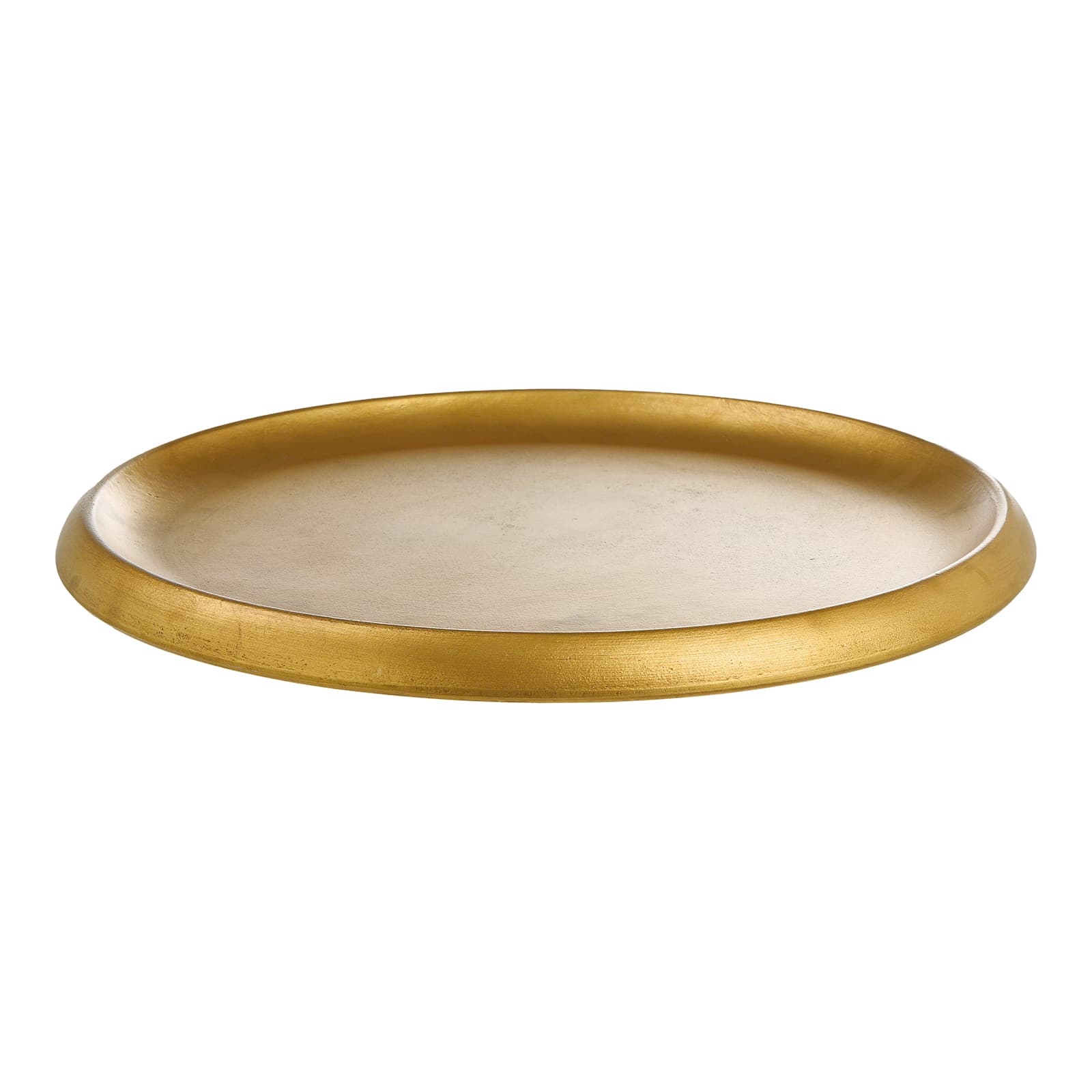 Deko-Tablett Gold, ⌀ 40 cm, H 25 mm