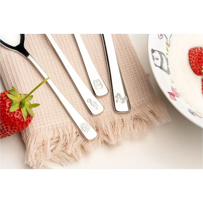Besteckset 4-teilig Bambini