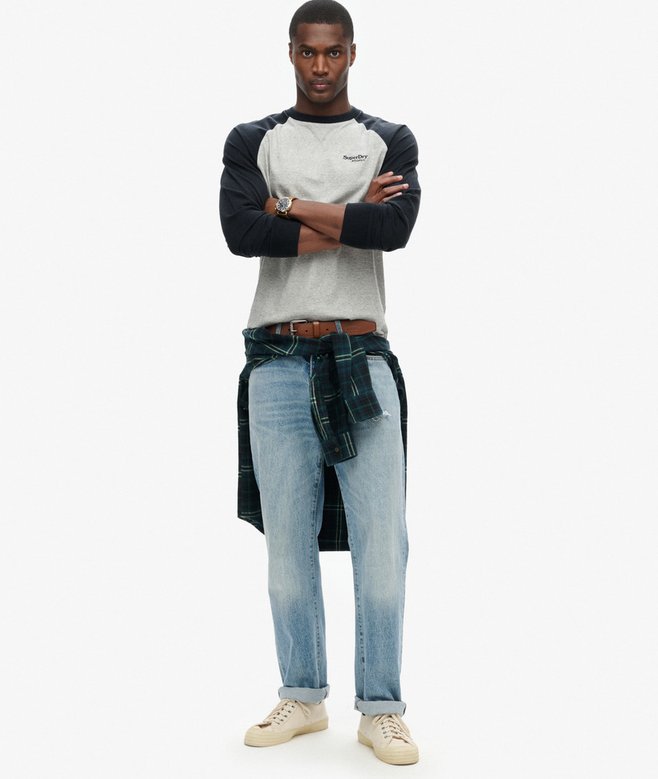 Essential Logo Baseball Long Sleeve Top