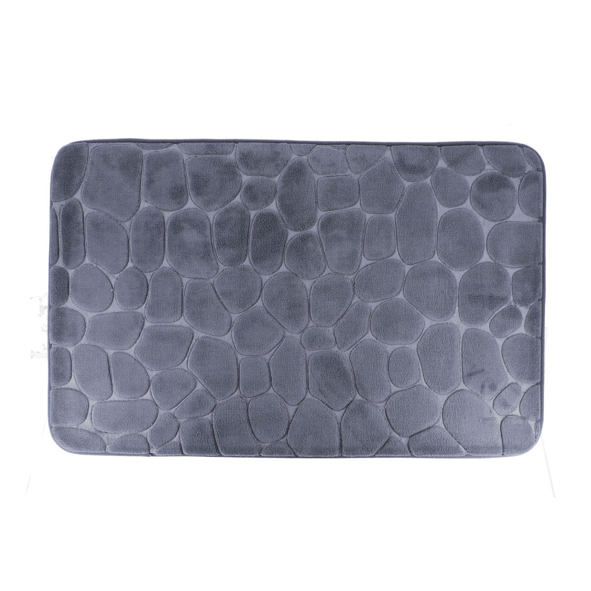 Tapete microfibra MEMOIRE cinza escuro