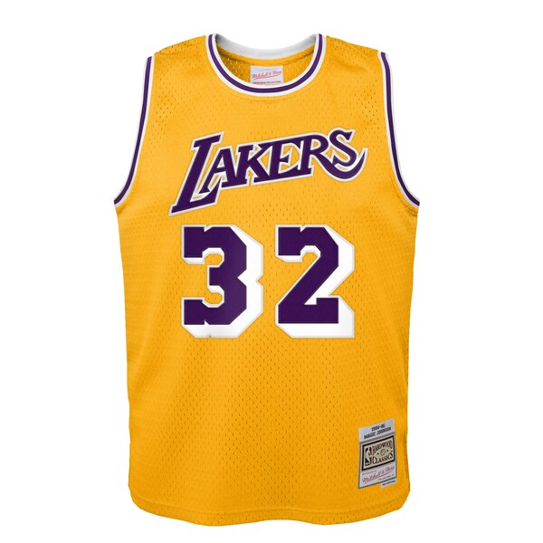 Magic Johnson Los Angeles Lakers Toddler 1984/85 Swingman Jersey - Gold