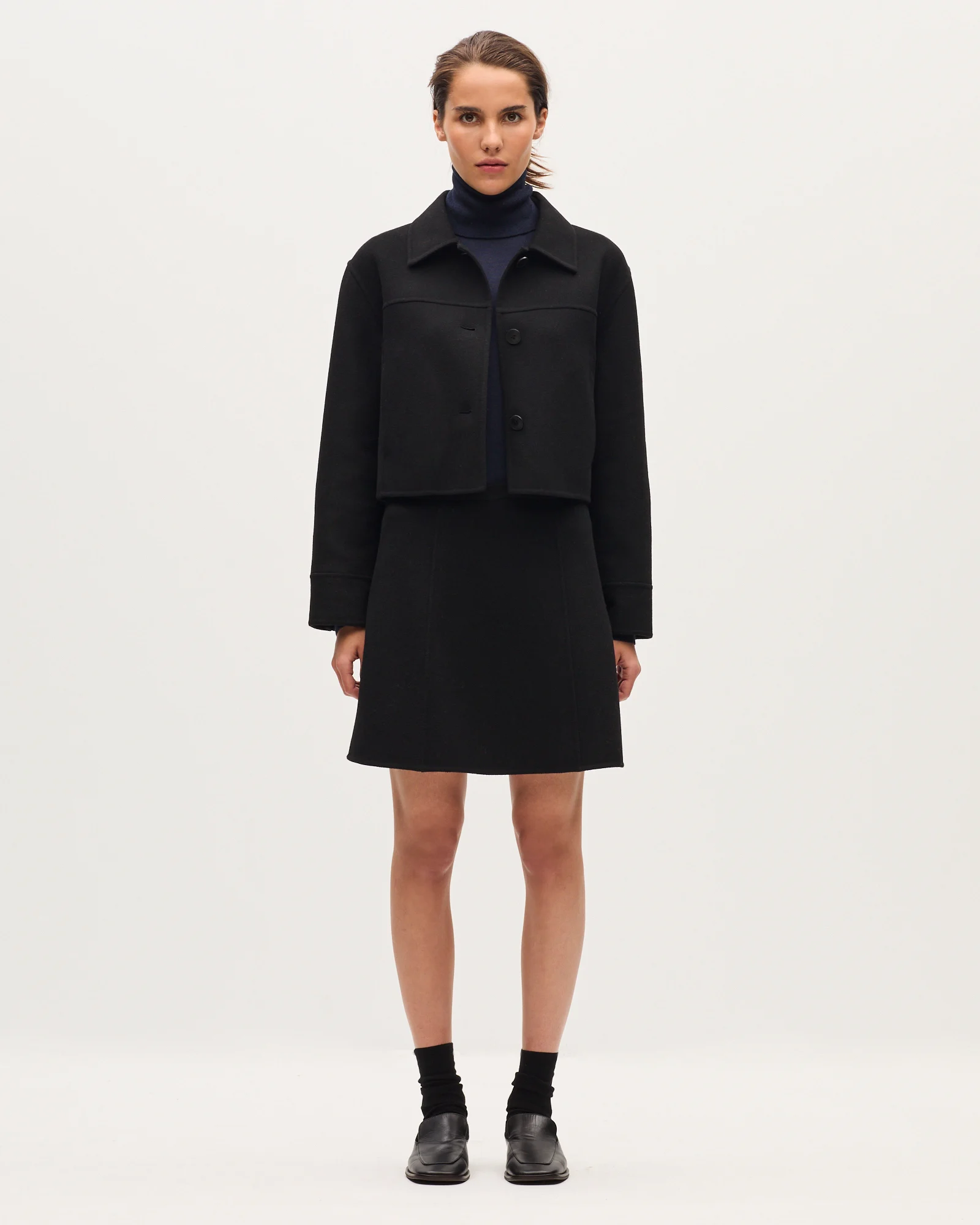 Jupe courte double face