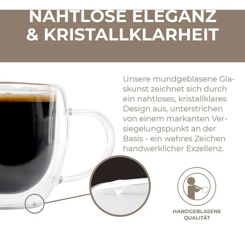 Latte Macchiato Glas Exitoso