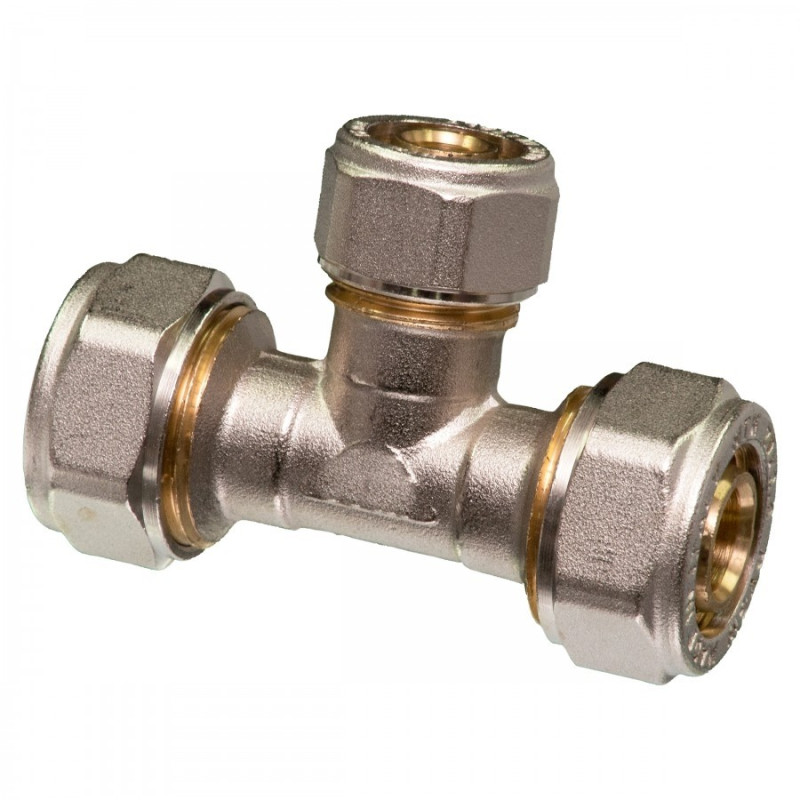 Raccord en Té 16 - 20 - 16 mm LEVICA