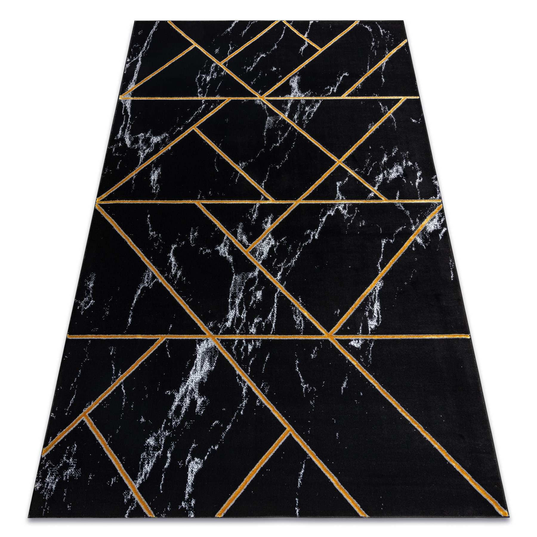 Dywan EMERALD ekskluzywny 2000 glamour, stylowy geometryczny, 80x150 cm