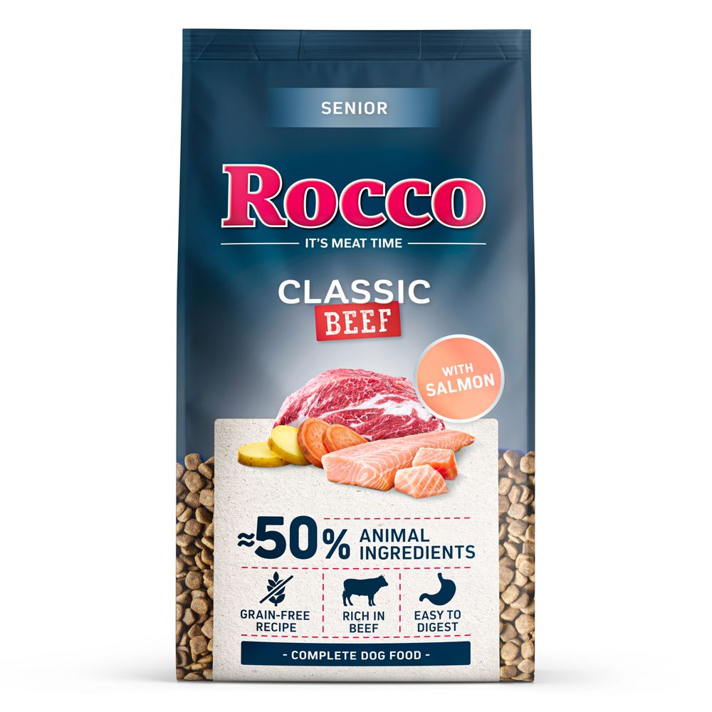 Rocco Senior Classic Beef with Salmon