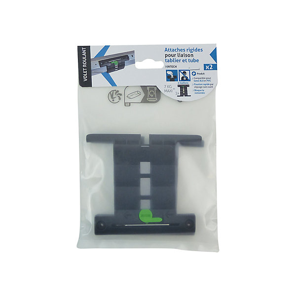 Attache rigide vendue par 3 pour liaison tablier et tube Acbat 2 maillons