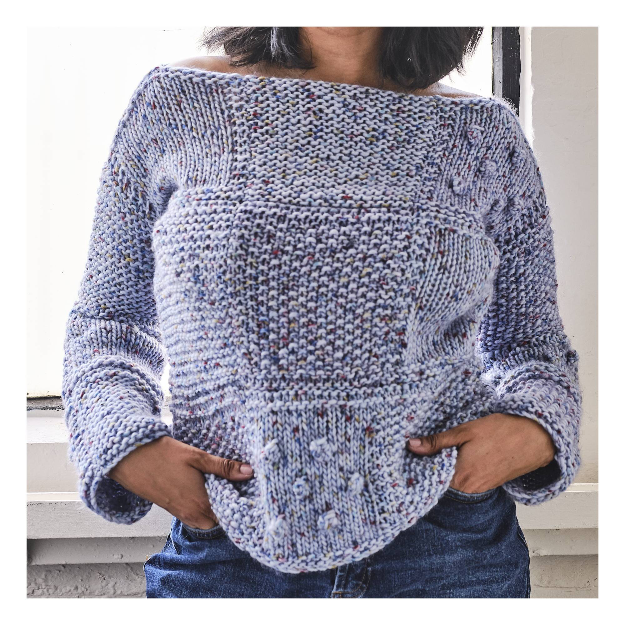 Knitcraft Patchwork Jumper Digital Pattern 0364