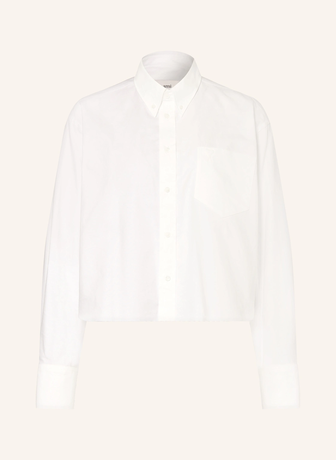 Ami Paris Cropped-Hemdbluse