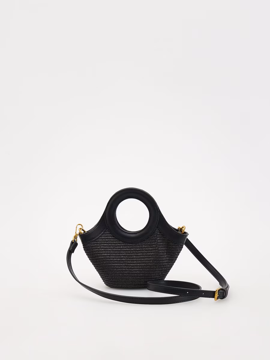 Straw Rich Bucket Bag