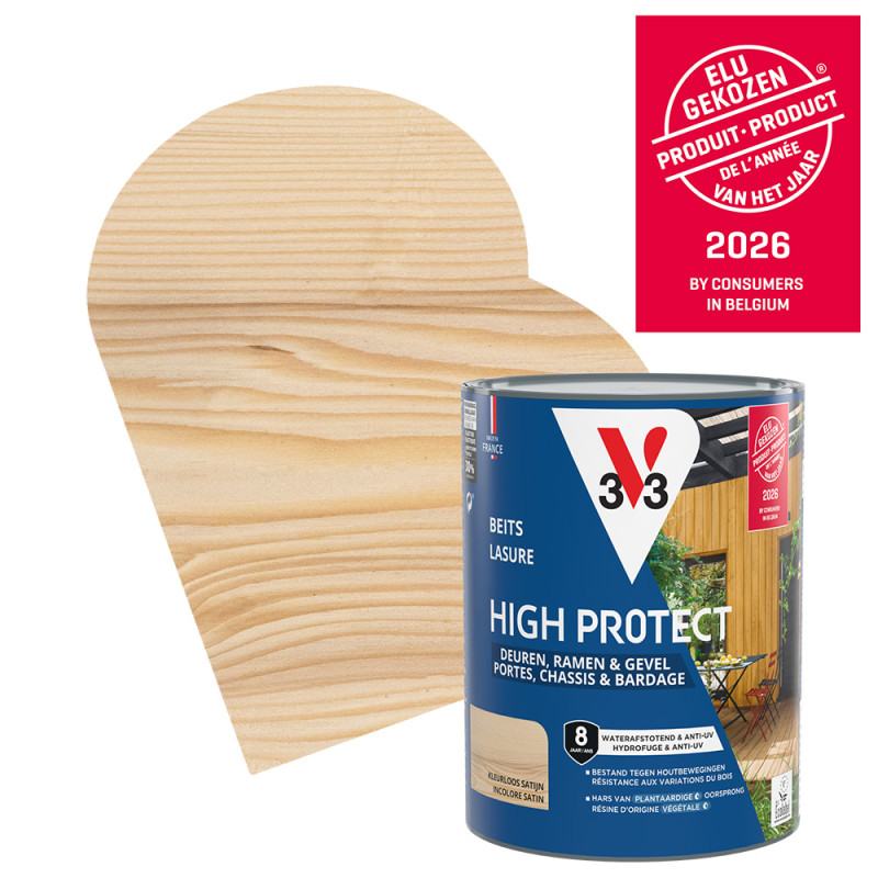 Lasure pour bois High Protect incolore 0,75 L V33