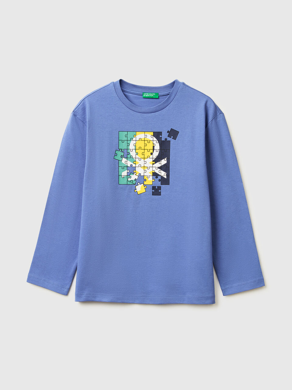 T-shirt in organic cotton with logo print