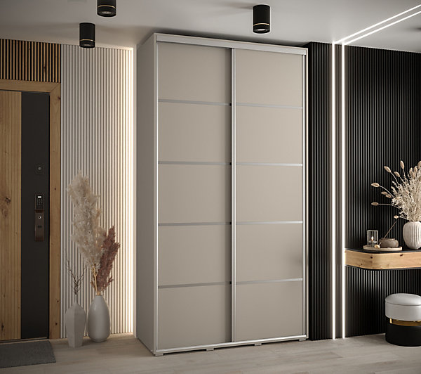Armoire Dakota 4 a portes coulissantes 130/45/235,2portes