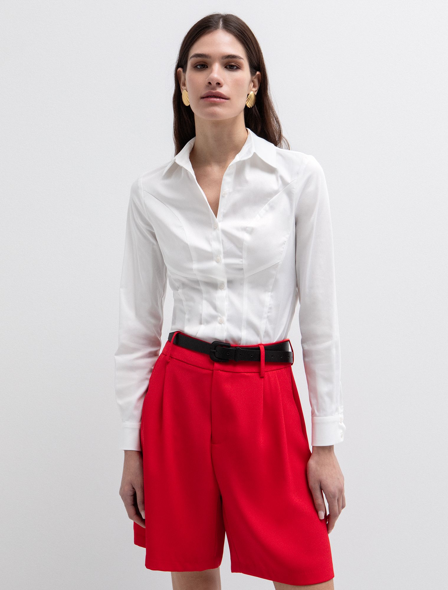 Office πουκάμισο με ραφές