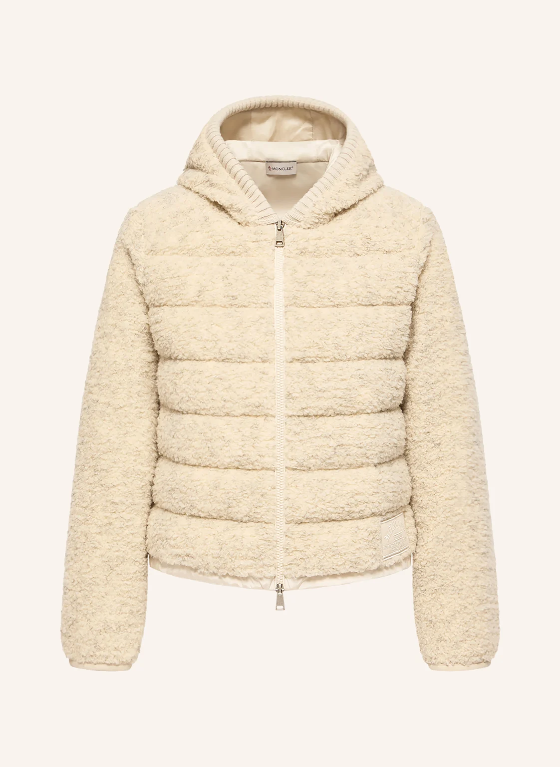 MONCLER Daunenjacke aus Teddyfell