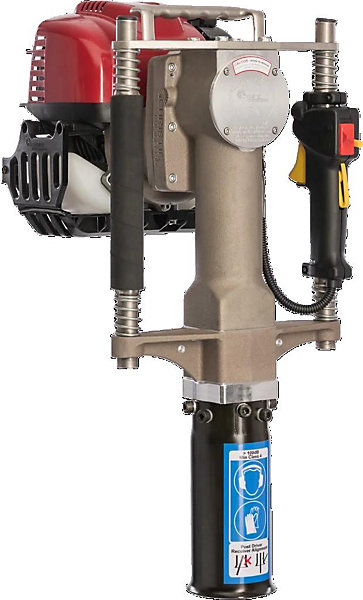 Enfonce-pieux Iberfence IBF-107 EasyPetrol avec adaptateurs 107/95/85 mm
