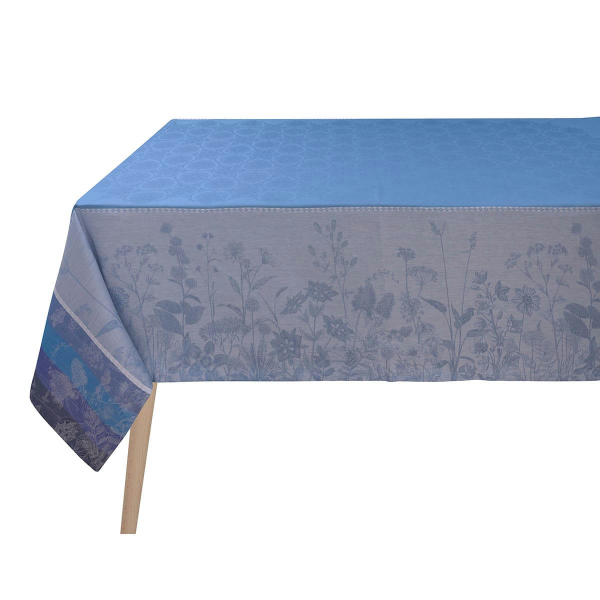 INSTANT BUCOLIQUE - Nappe en lin bleuet 175 x 175
