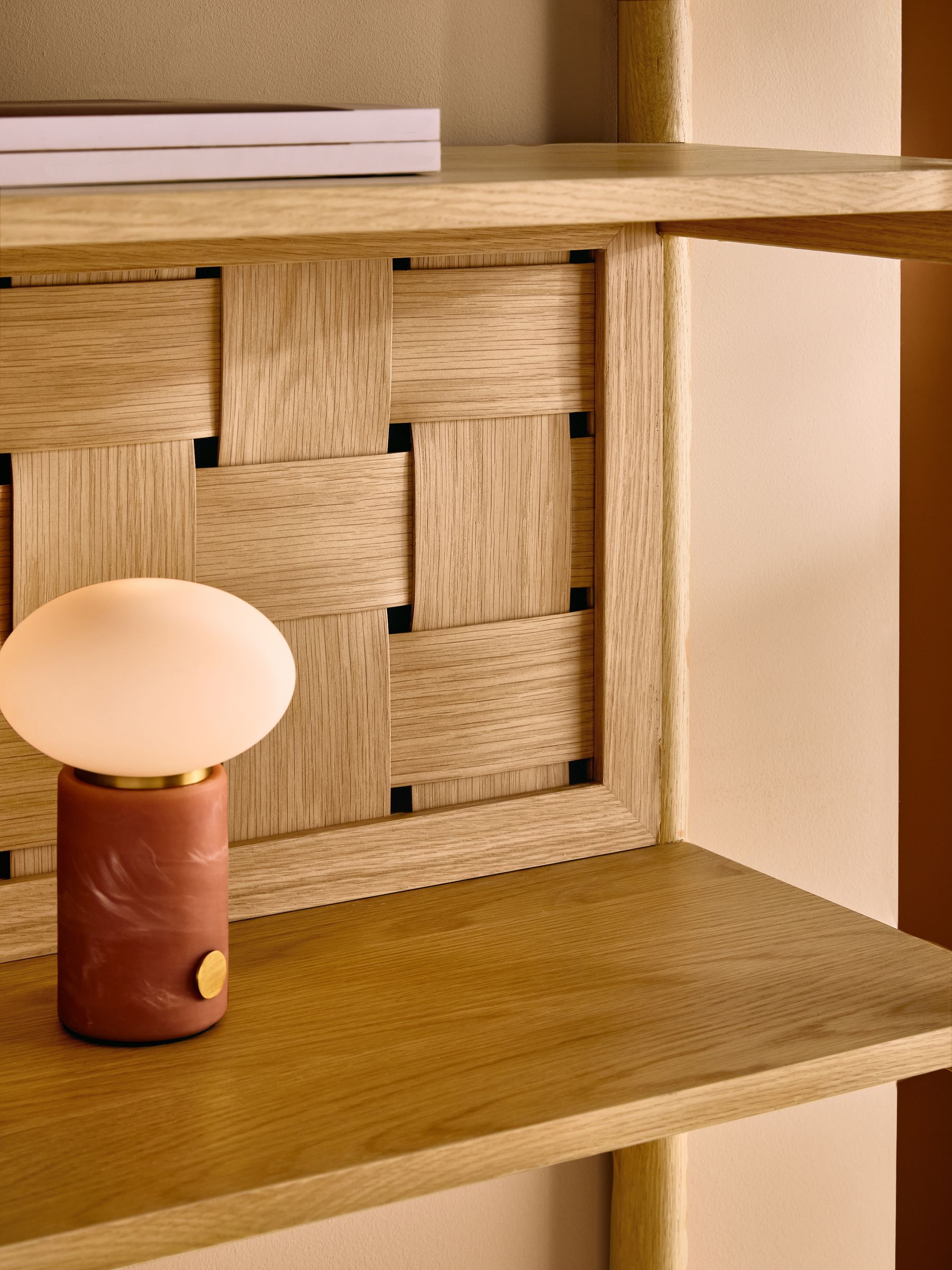 River Shelving Unit in Oak
