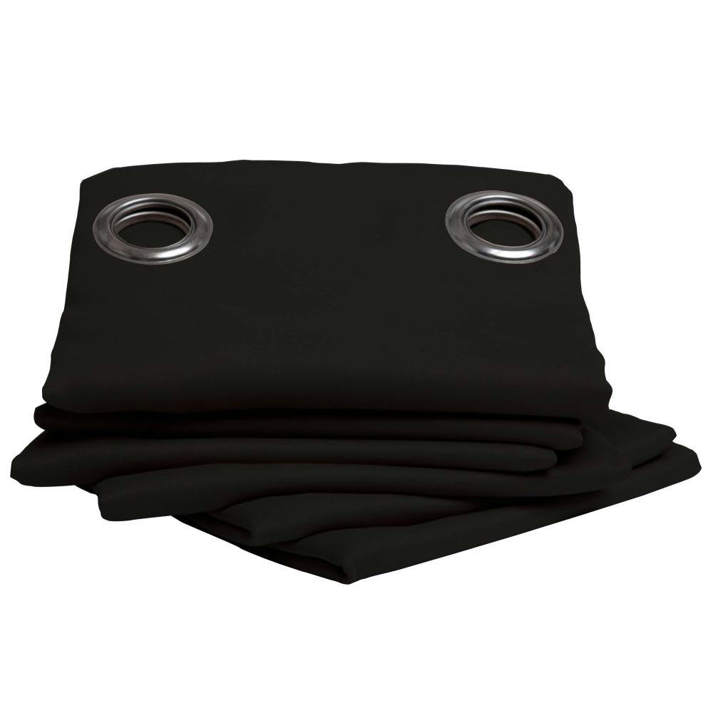 - Rideau thermique occultant noir 140x260