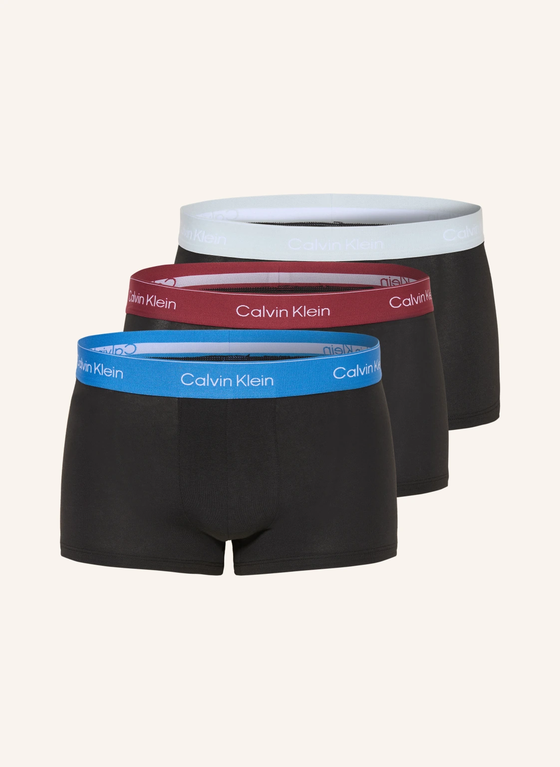 Calvin Klein 3er-Pack Boxershorts ICON COTTON STRETCH Low Rise
