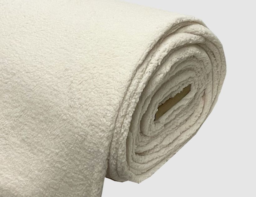 Microfaser geprägt Uni beige