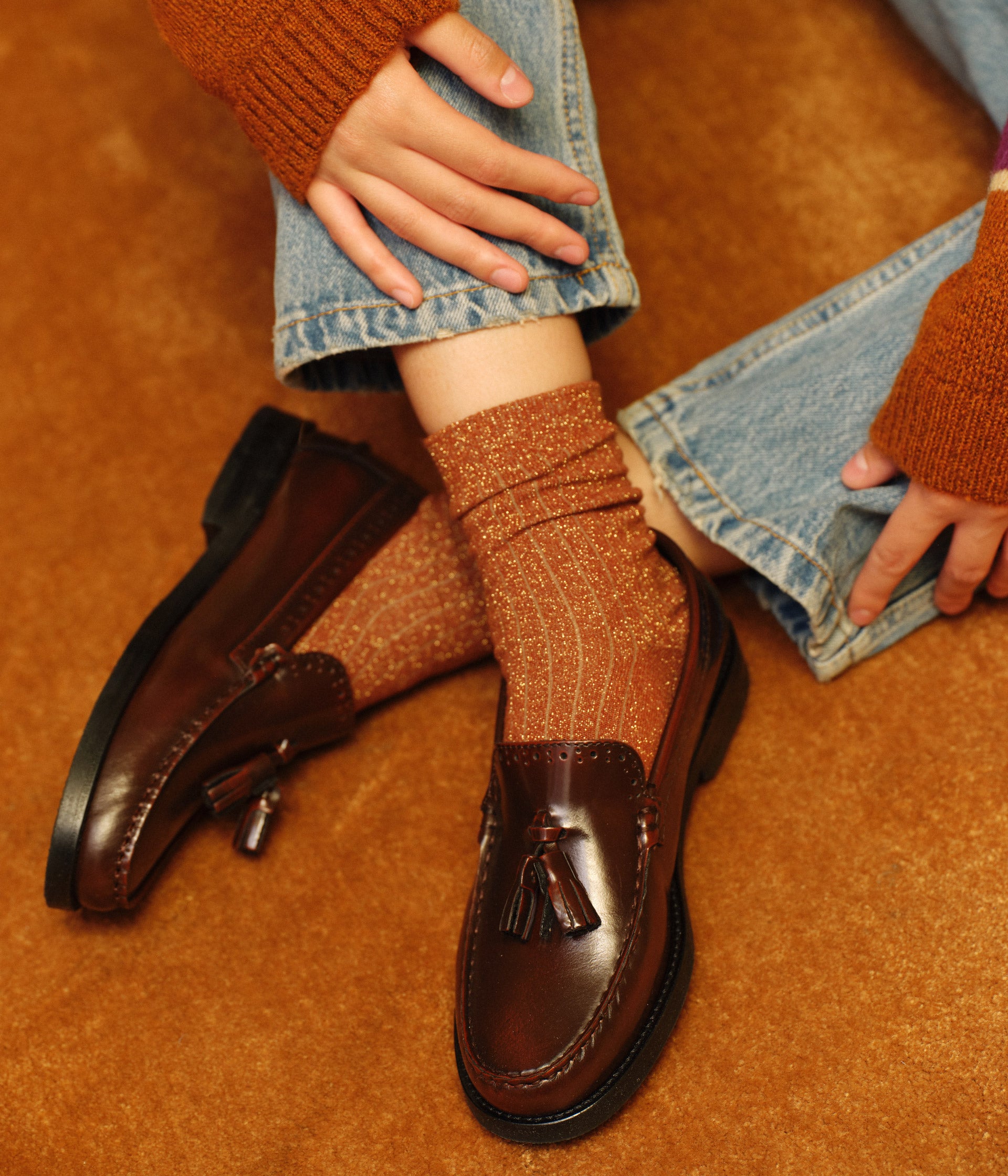Mocassin Amanda acajou
