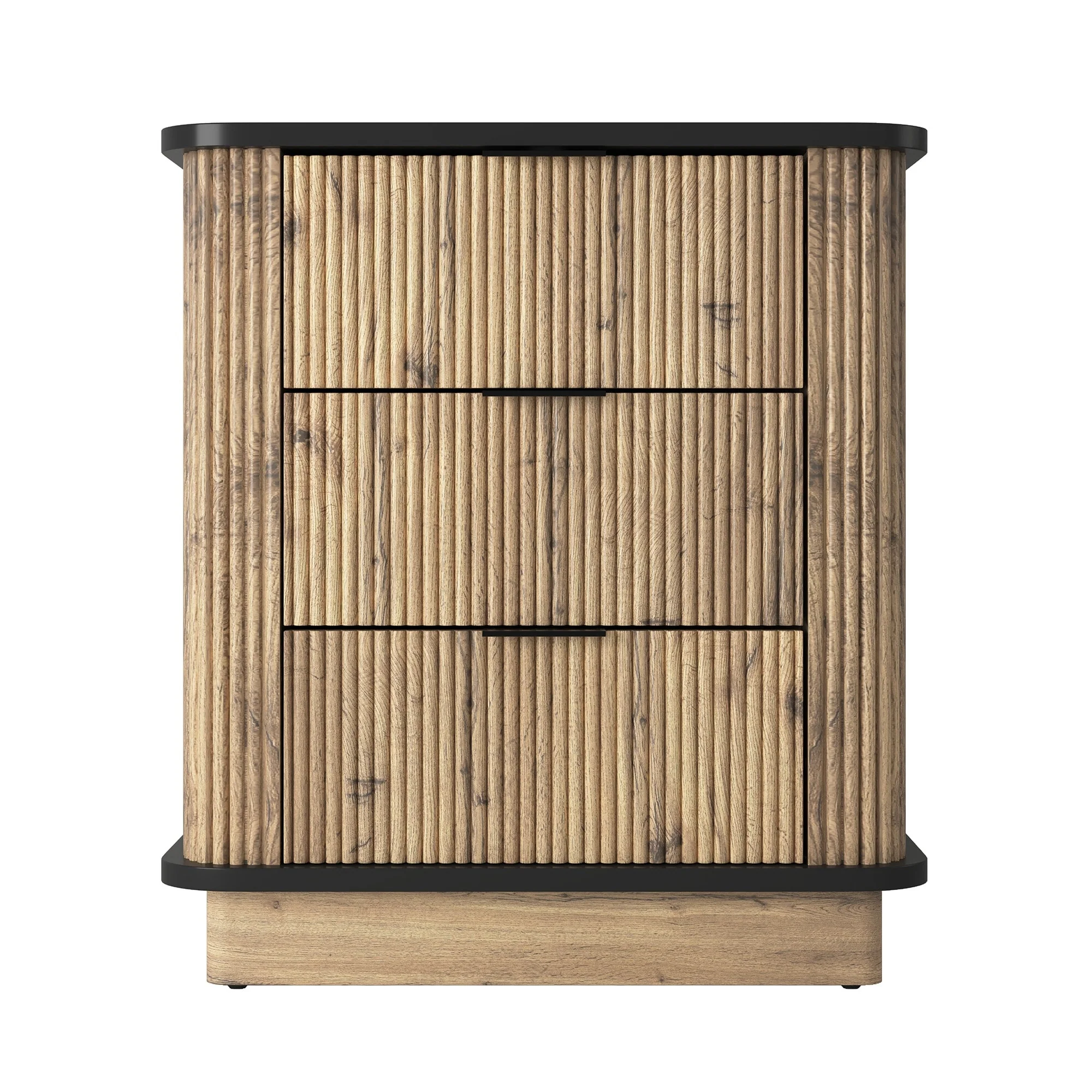 Multi-functional 3-drawer MDF Nightstand, Modern Side Table