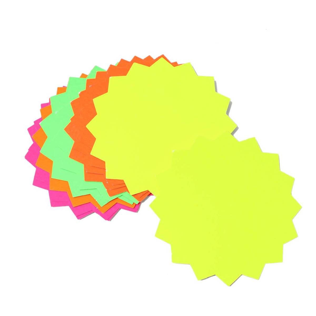 Fluorescent Stars 12 Pack