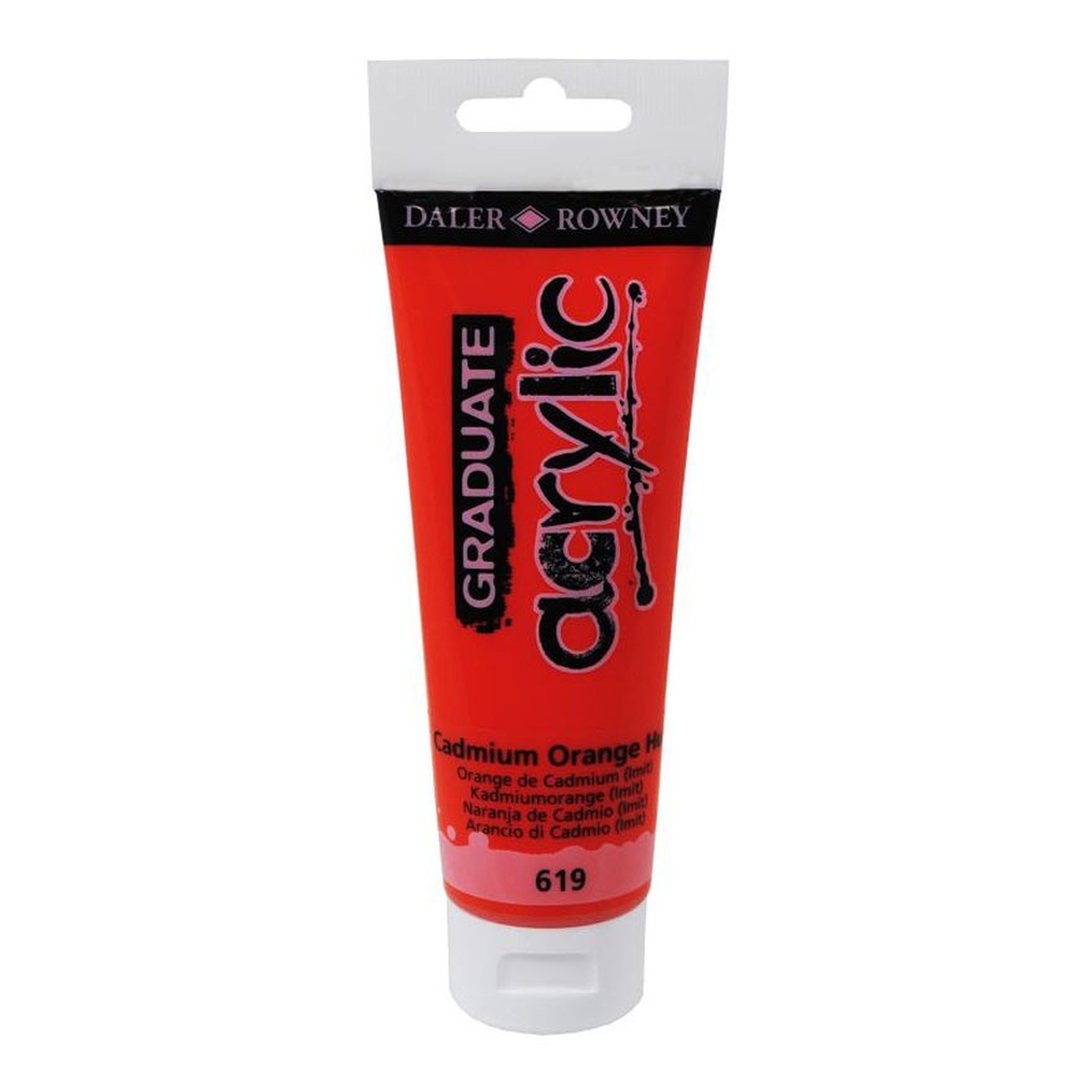 Daler-Rowney Graduate Orange Hue Acrylic Paint 120ml