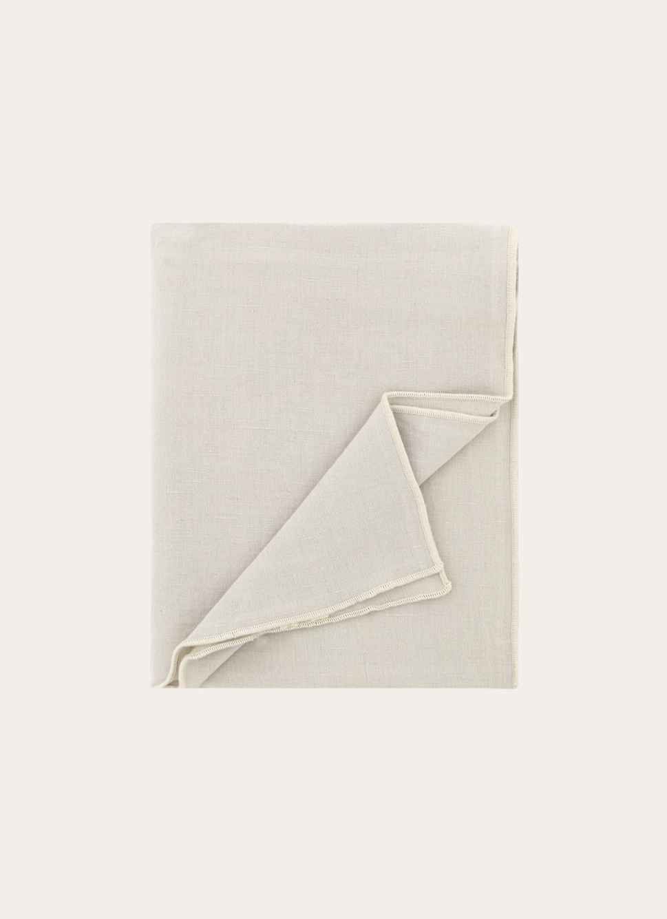 NAPPE COTON ET LIN FINITION BOURDON GRAND FORMAT NOIR