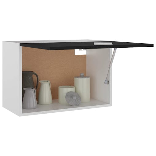 NNEVL Hanging Cabinet Black 60x31x40 cm Chipboard