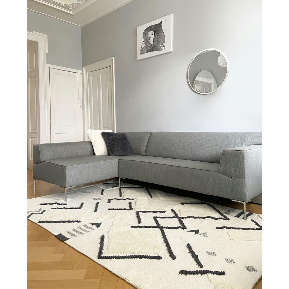 TRÉSOR - Tapis en laine Miracle blanc ivoire 160x260