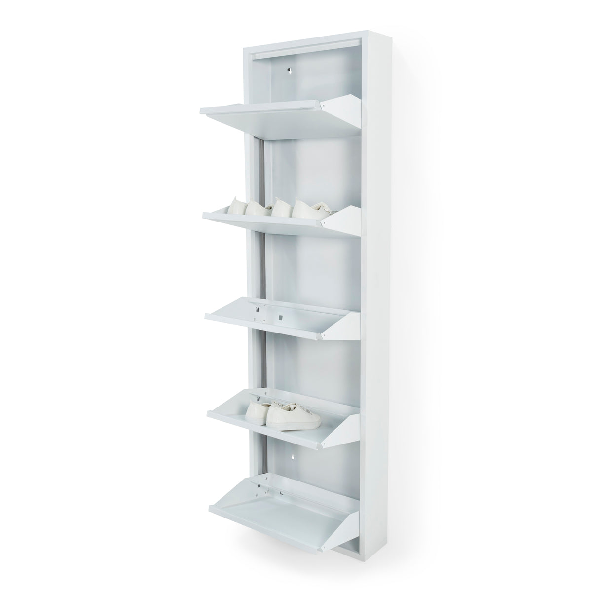 Spinder Design schoenenkast Billy 5 - Wit -10 paar schoenen