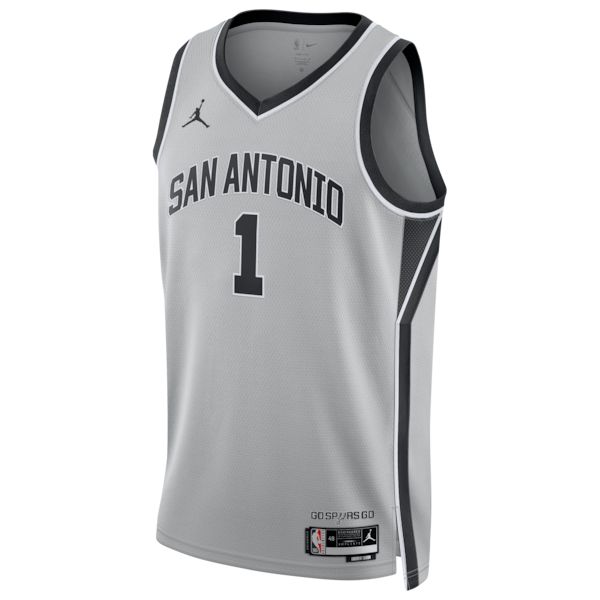 Victor Wembanyama San Antonio Spurs Jordan Brand Unisex  Swingman Jersey - Statement Edition - Silver