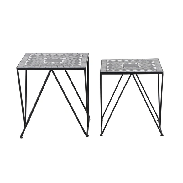 Beistelltisch »Como«, BxHxL: 51 x 56 x 51 cm, Tischplatte: Keramik