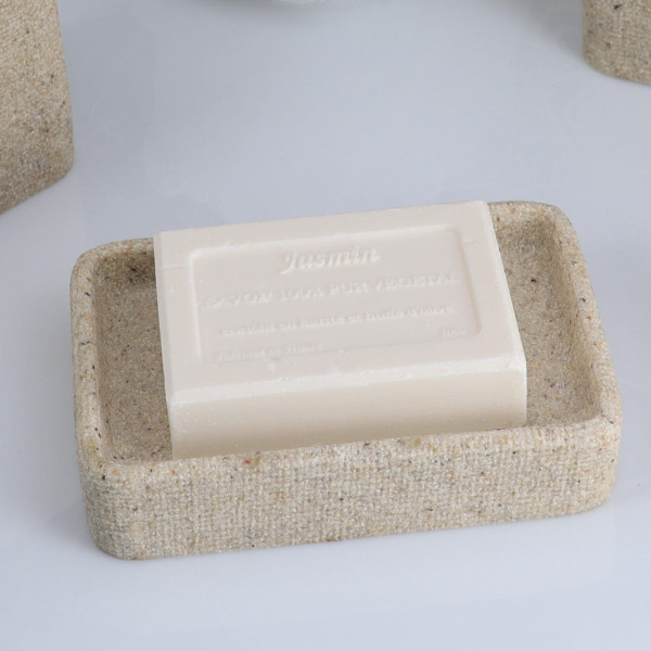 Mydelniczka Stojąca Fiorillo Beżowa 12x8 cm Nowoczesna