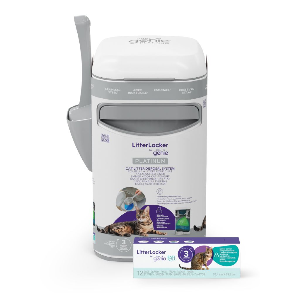 LitterLocker by Litter Genie® Cat Litter Disposal Platinum