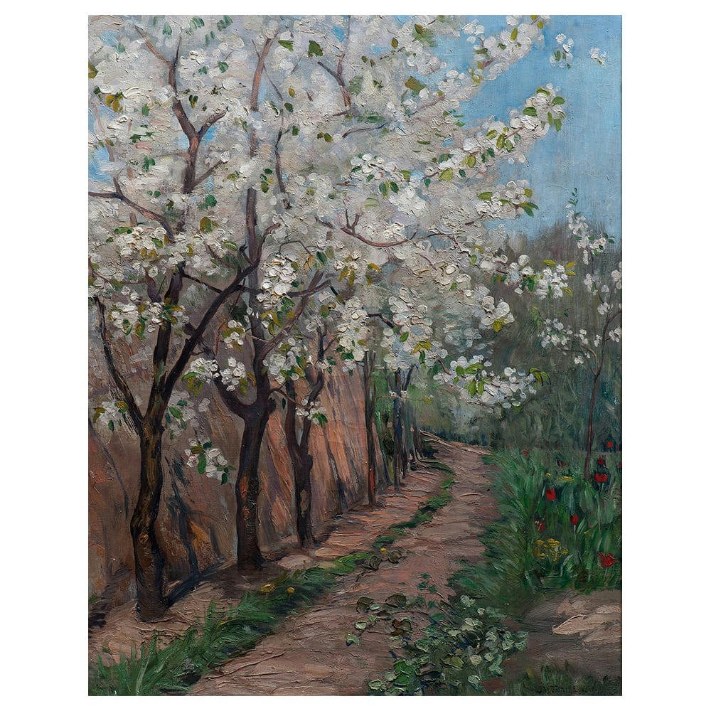 - Tableau Cherry Blossom Ingebot Eggertz 60x80cm
