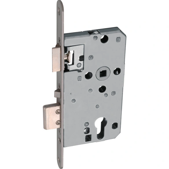 Türzylinder, aus metall|kunststoff, 96 mm Breite, silberfarben