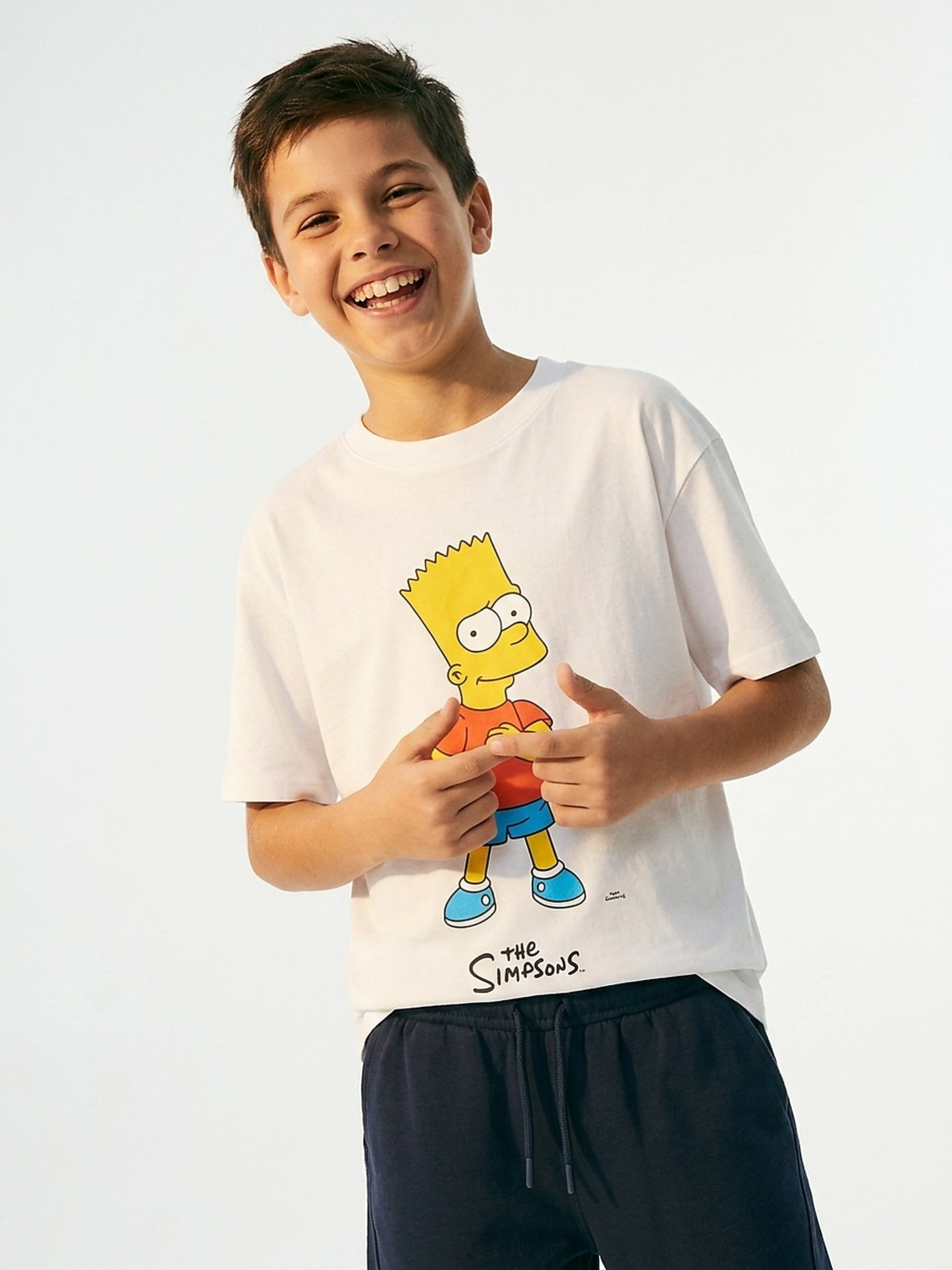 Bawełniana koszulka z nadrukiem The Simpsons