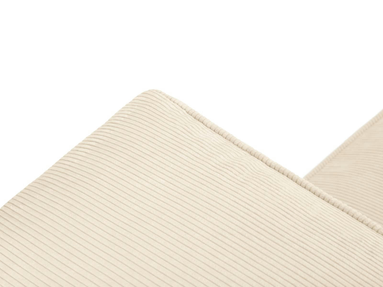 MUSE - Canapé 2 places en Velours Côtelé Beige