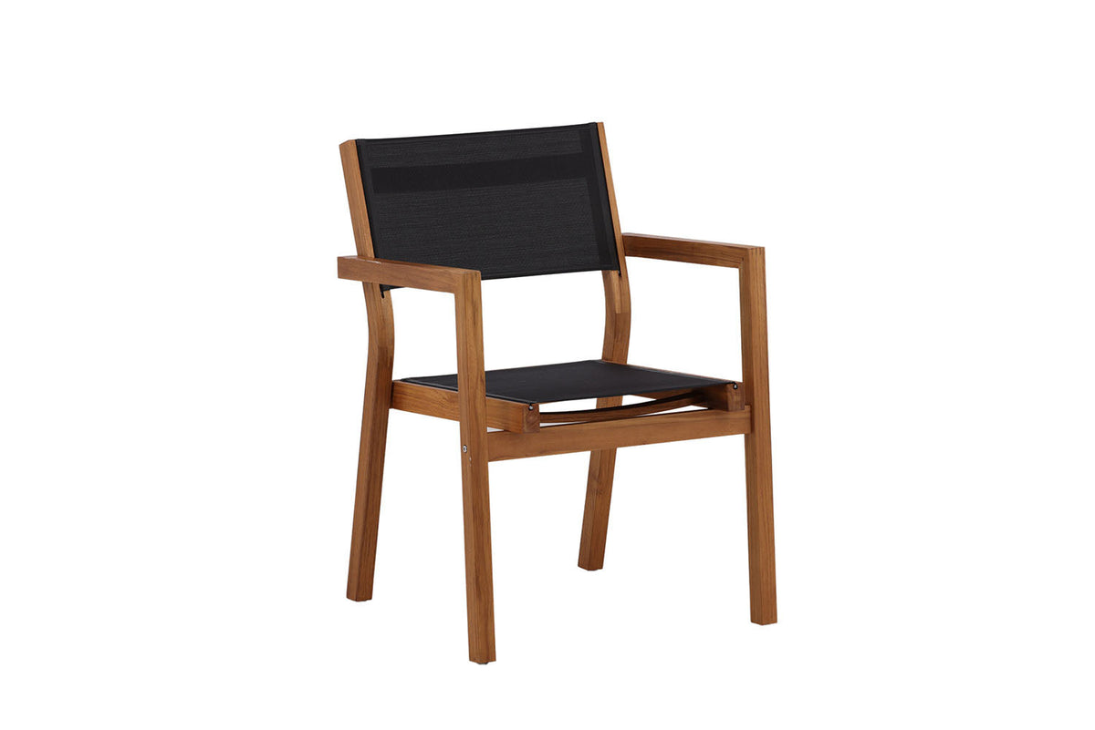 Rebellenclub Tuinstoel Anemon - Set van 2 - Naturel Hout