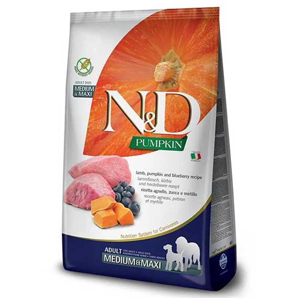 Farmina N&D Pumpkin Lamb And Blueberry Adult Dog Food 12kg