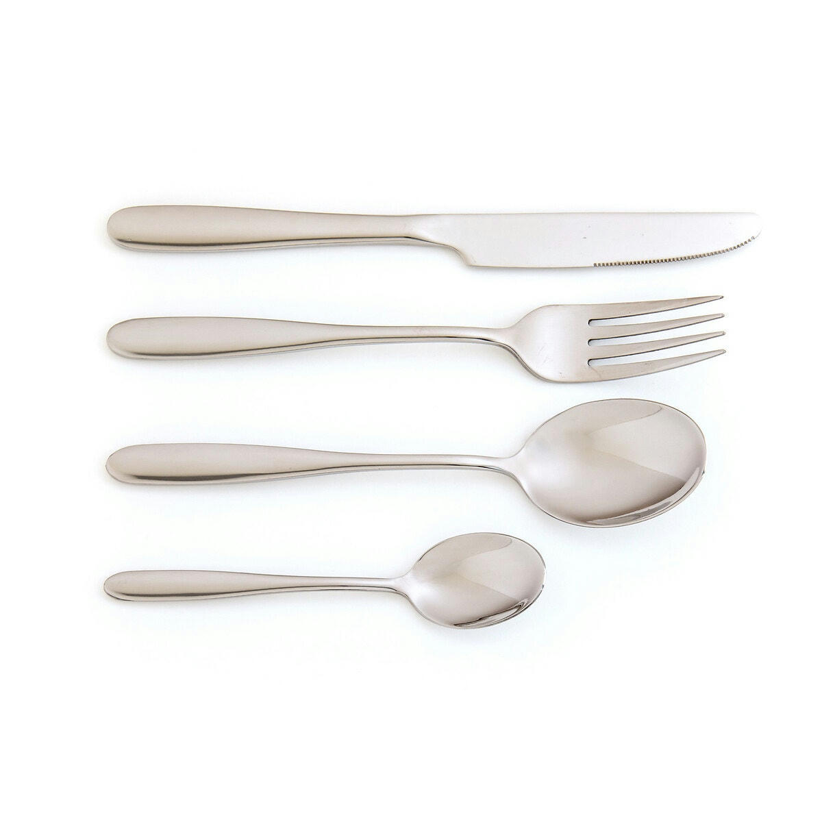 Lot de 4 cuillères à café inox, Ebano